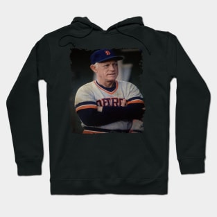 Sparky Anderson in Detroit Tigers Vintage #2 Hoodie